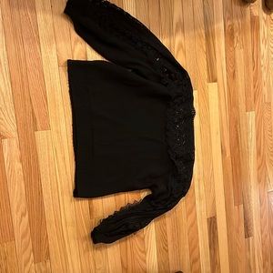 Gorgeous lace (on top) sweater